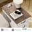 Francene 24.4'' tall 3 - Drawer End Table and Built-In Outlets-1225537454