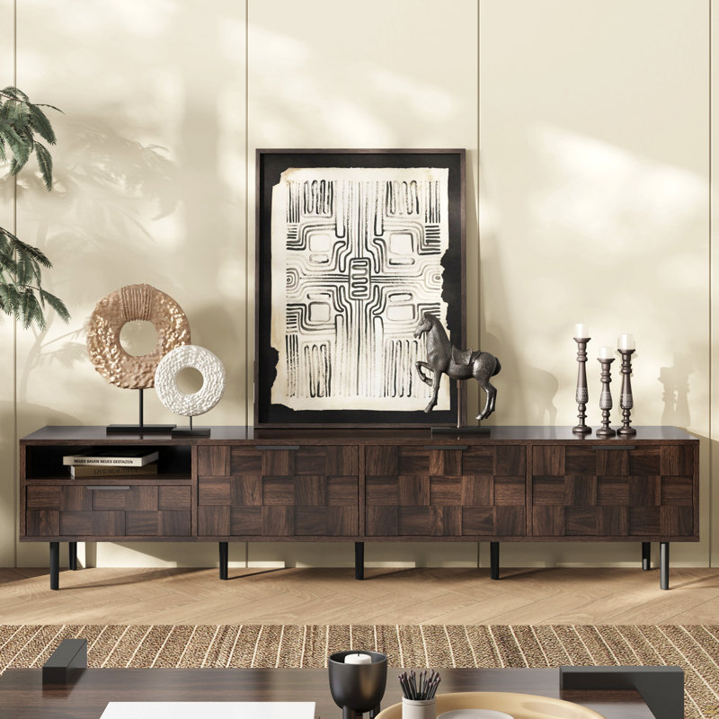 78 " TV Stand For 65+ Inch Tvs, TV Console With Storage Cabinets