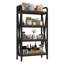 Étagère de cuisine 56,30 po à 4 niveaux avec tablettes de rangement en métal et en bois-1685862248