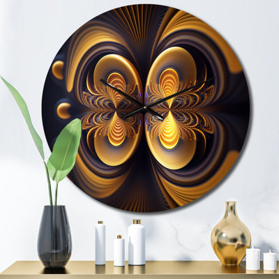 Horloge murale Op-Art Retro