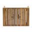 Table d'appoint en bois - conception à lattes pour un attrait intemporel, pliable, l 21,24 po x P 13,44 po H 15,78 po, couleur avec plateau pliable, teinte
