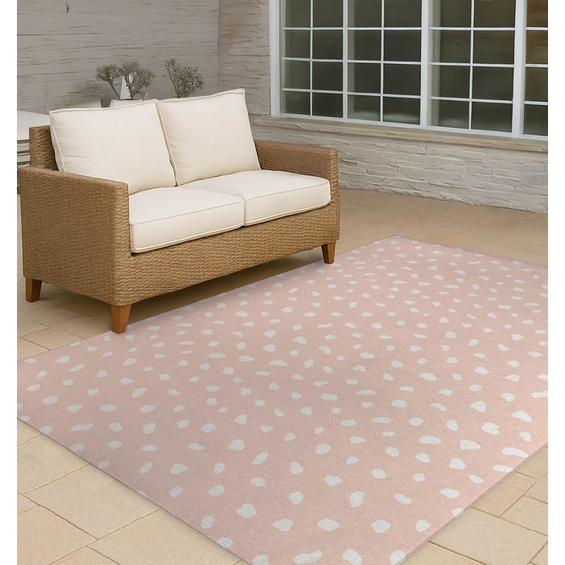 Tapis d'extérieur antidérapant Paint Drop, Rectangulaire 8 pi x 10 pi