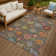 Machine Washable Indoor/Outdoor Mattera ACN2288 Damask Rug