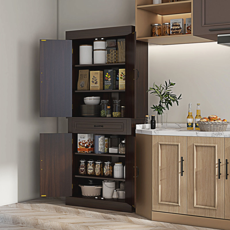 Armoire de rangement autoportante pour garde-manger