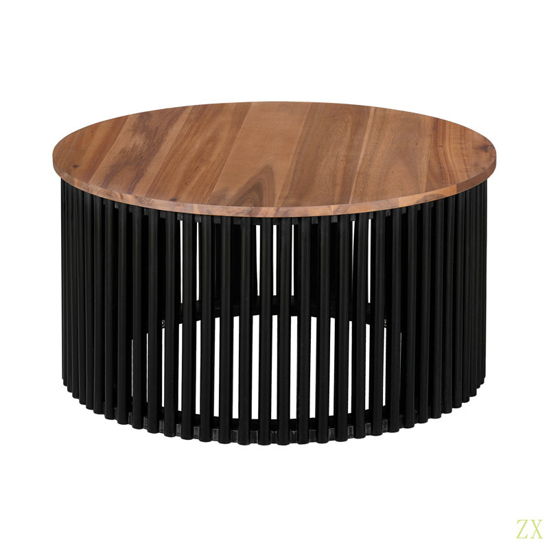 Table basse en bois massif