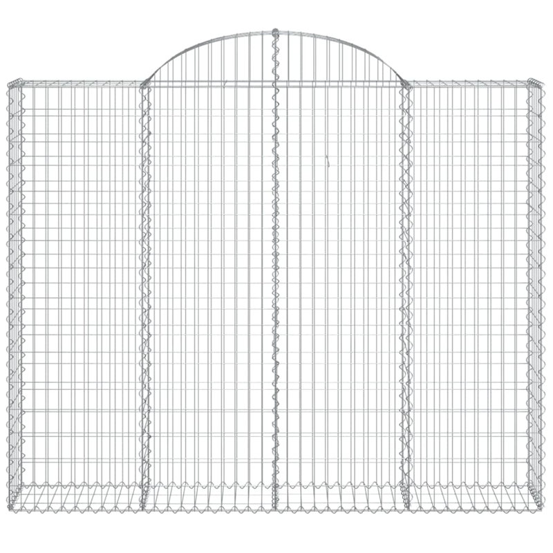 Nicollete 180cm H x 200cm W Silver Metal Wire/Mesh Fence