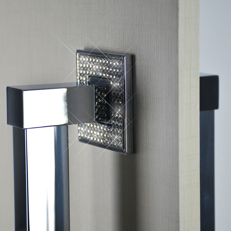 Ritz Back to Back Door Pull, Diamond Chrome