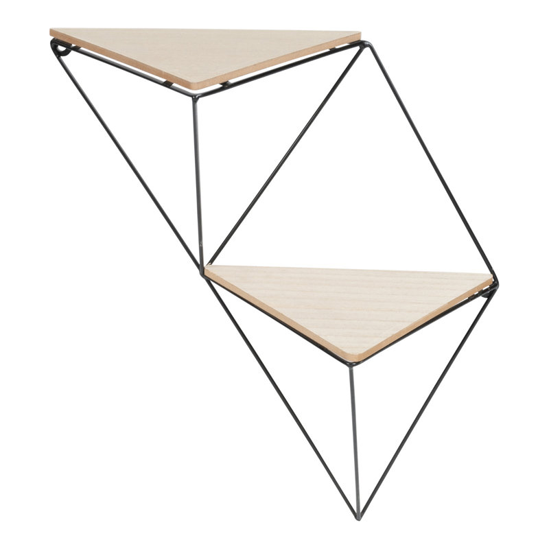 Uman 2 Piece Triangle Tiered Shelf