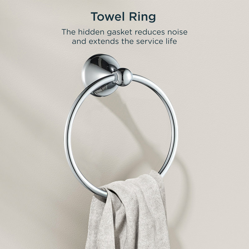 3 - Piece Bathroom Hardware Set, Chrome