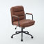 Chaise de bureau à dossier moyen avec roulettes