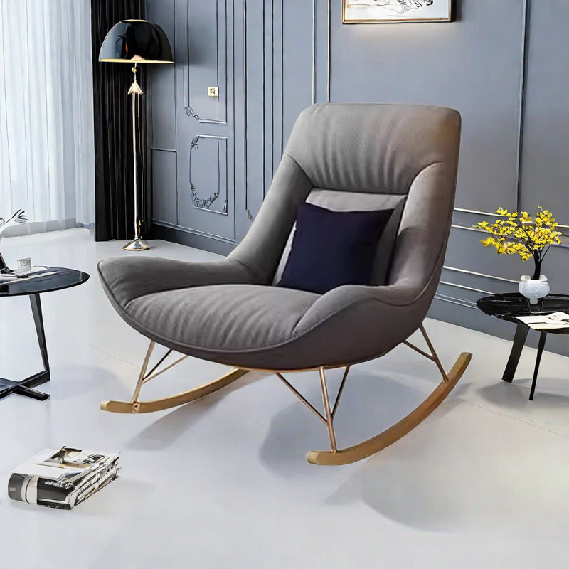 Chaise berçante Home, Gris