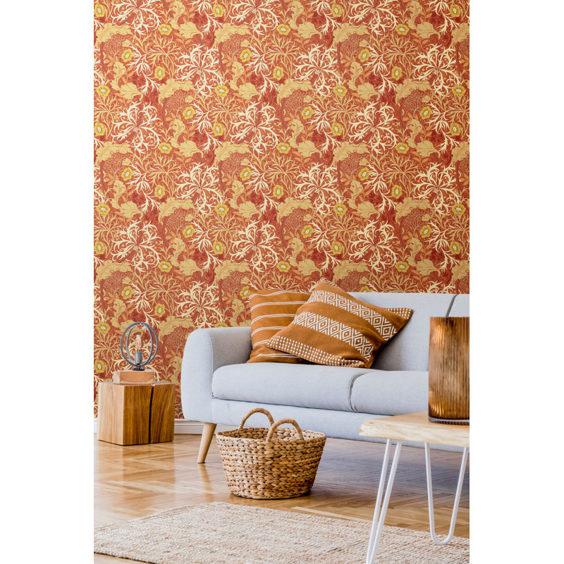 Padstow 10m x 50cm Wallpaper Roll, Amber