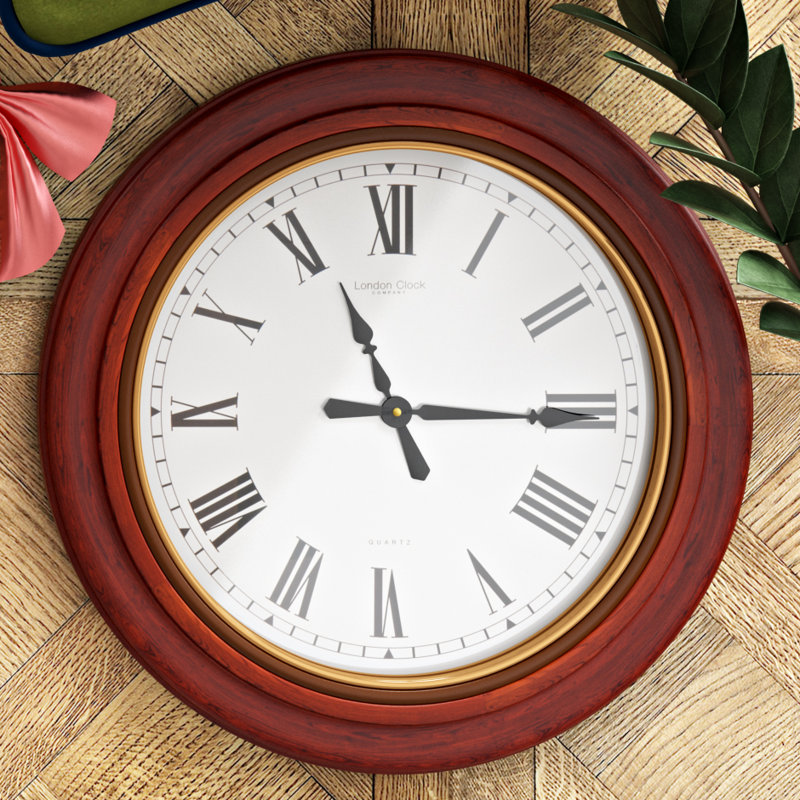 Traditional Wood Wall Clock