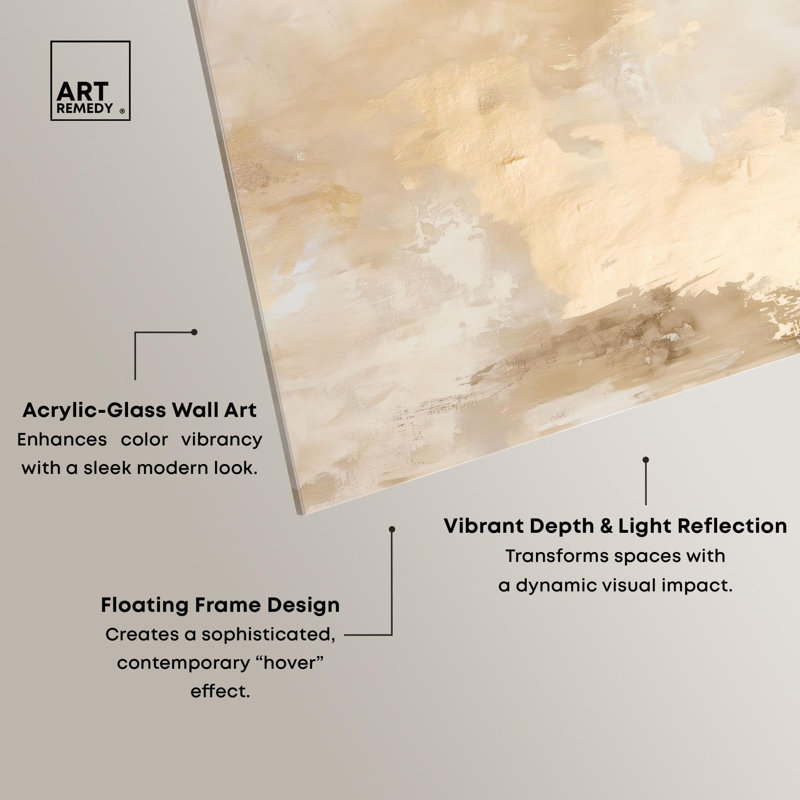 Sun Brust Gilding I, reproduction d'art acrylique sur toile par Art Remedy, H 30 po x l 24 po