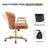 Ergonomic Faux Leather Home Office Chair-1481109268