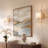 Crystal Wall Sconce with 2-Tier Shade
