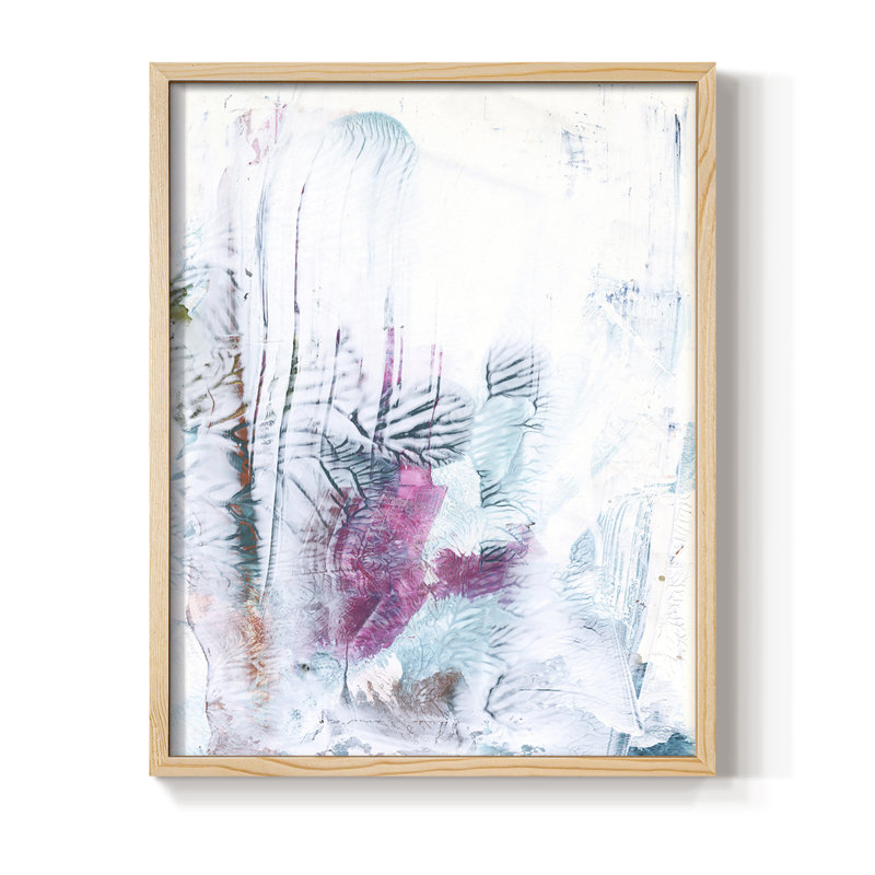 Magneta Coral I, reproduction encadrée - bois massif