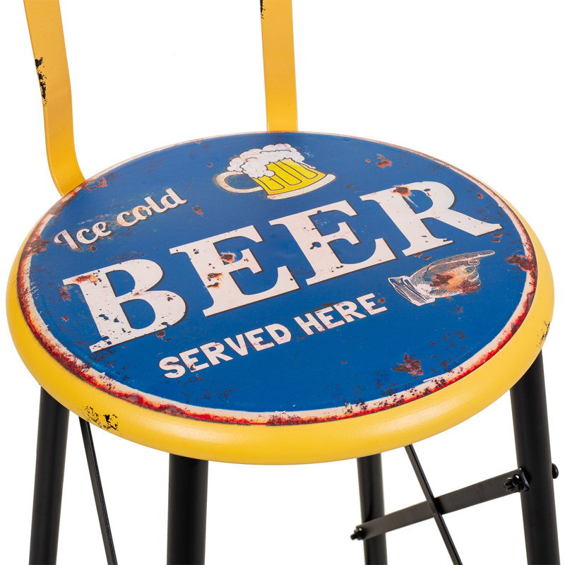 Berkemeier Counter Stool with Metal Frame