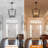 4 - Light Dimmable Lantern Geometric Chandelier