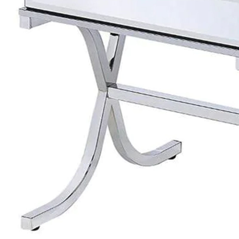 Table de bout abstraite en bois massif