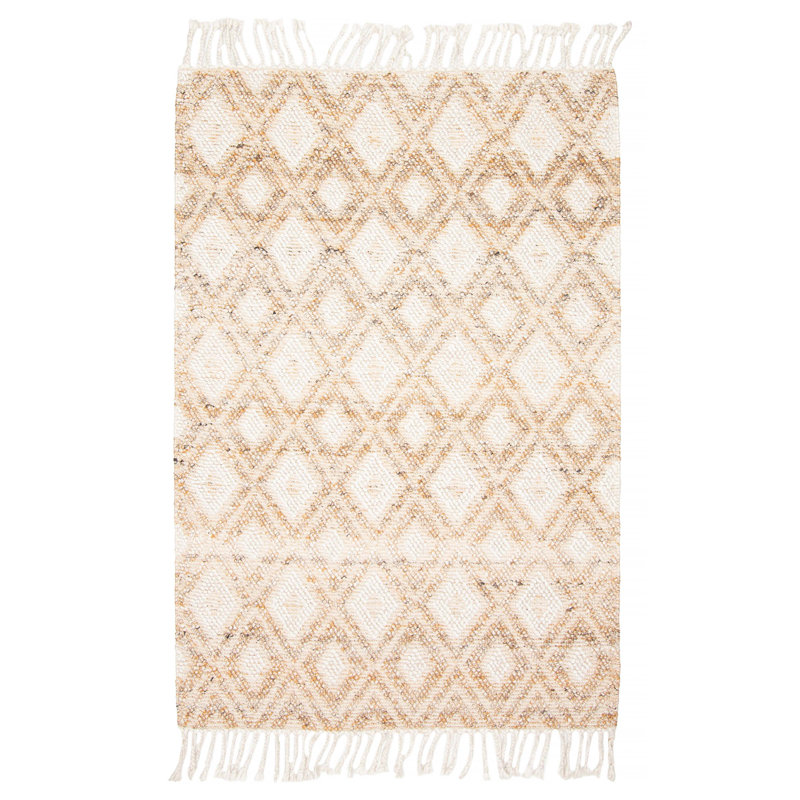 Tapis brun nouvel âge en laine 5 pi x 7 pi 7 po Branwyn