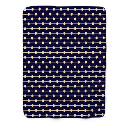 Rétro arc chromatique - couverture Sherpa de qualité supérieure 1 pièce