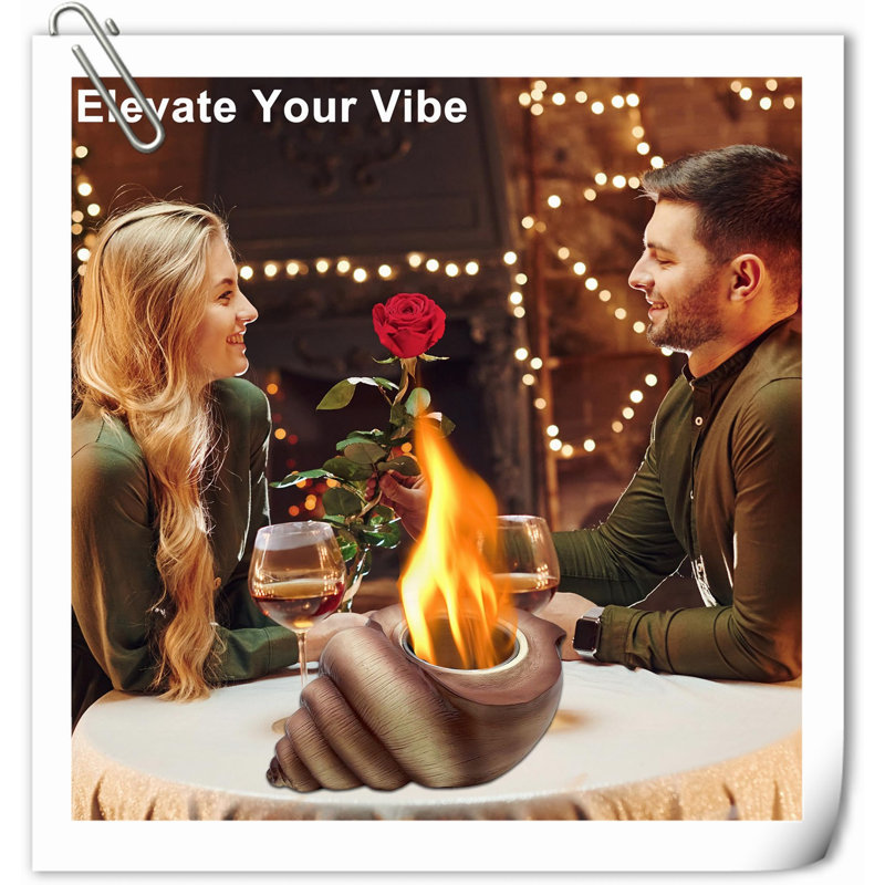 Tabletop Fire Concrete Tabletop Fireplace