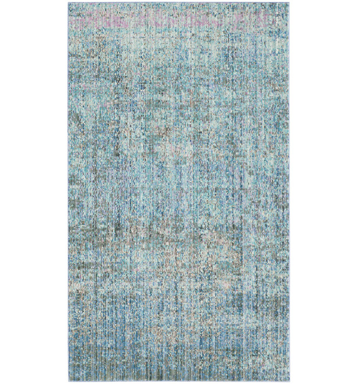 Tapis bleu Hallerson