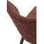 48cm H Polyester/Velvet Upholstered Metal Side Chair-93548690
