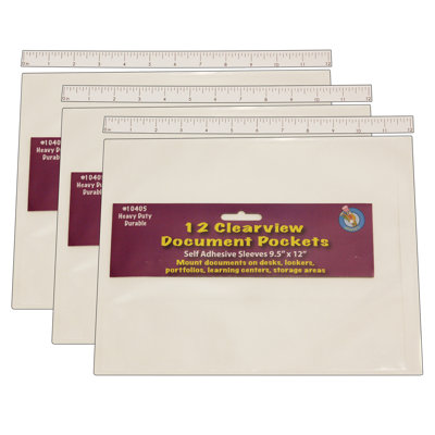 Pochette pour documents transparente Clear View