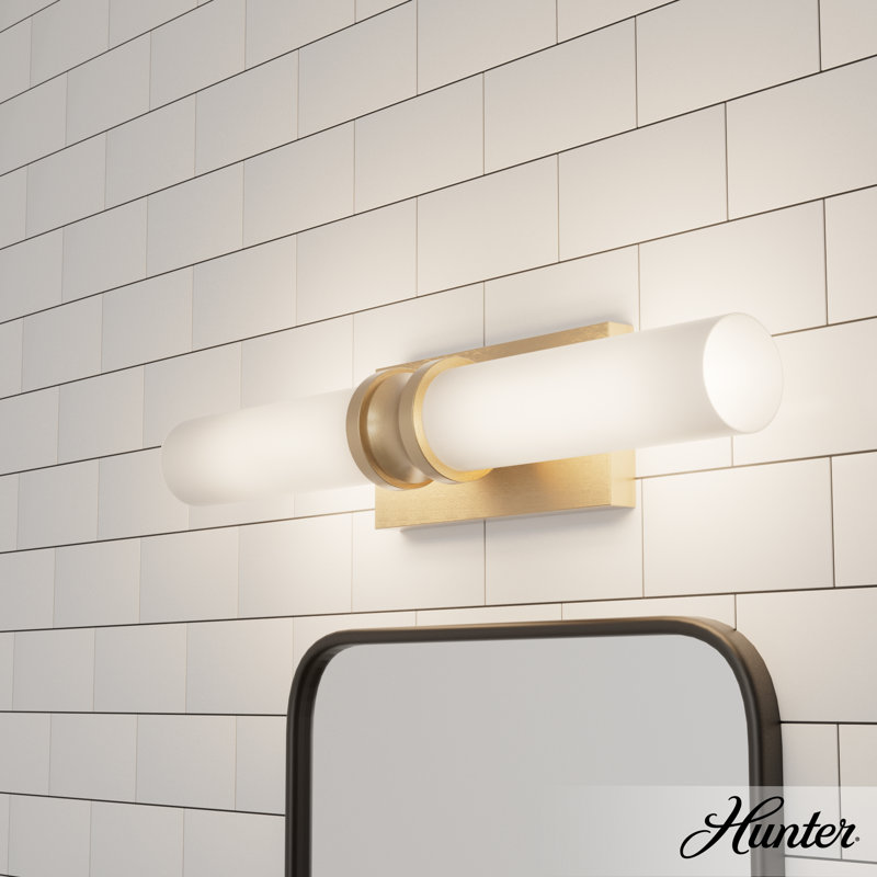 Lenlock 2 - Light Dimmable Vanity Light, Gold, White