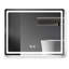 24,27 po Miroir lumineux de salle de bain W de conception imperméable, interrupteurs séparés, fiable