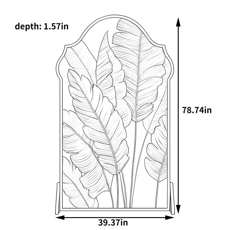 Dacre, H 78,74 po x l 39,37 po x P 1,57 po