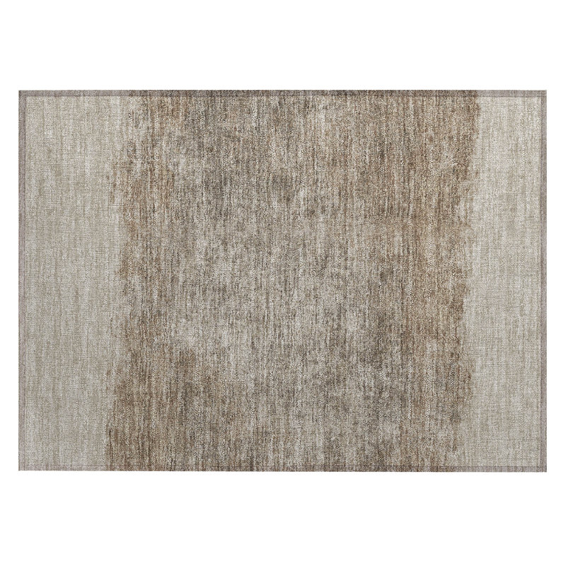 Machine Washable Indoor/Outdoor Eden ACN2214 Striped Rug, Rectangle 1'8" x 2'6"