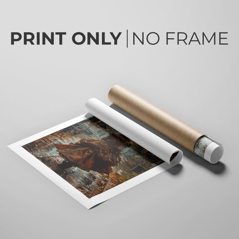 WOMEN Series CMXLIII  -Premium Canvas Print Only - NOT FRAMED -Ready to Hang, 36" H x 24" W