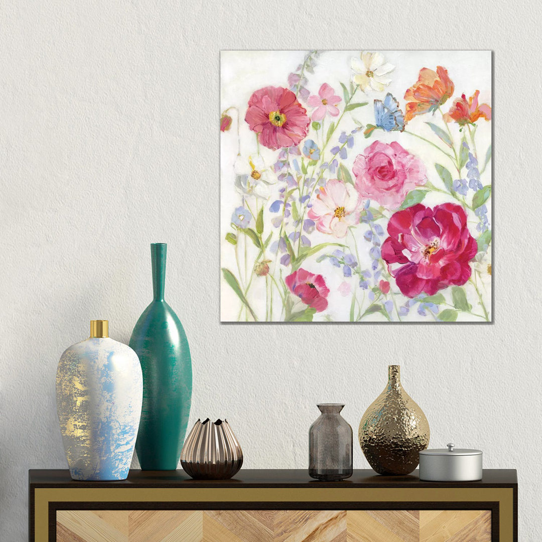 Summer Blooms by Sally Swatland - Wrapped Canvas Gallery-Wrapped Canvas Giclée