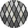 Premium Machine Washable Prisco Black Rug