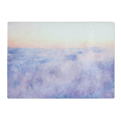 Tempered Glass upon the Clouds Painting Chopping Board