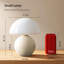 Lampe de table blanche avec champignon Mid-Century