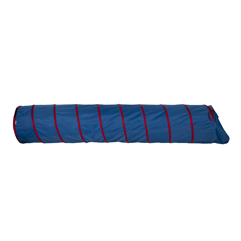 Pacific Play Tents 9-Foot Blue and Red Kids Play Tunnel