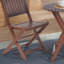 Ensemble de salle à manger d'extérieur 3 pièces en bois d'acacia-459582380