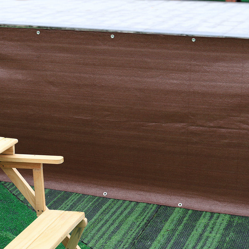 Brown Aluminum Shade Mesh