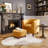 Torrence Upholstered Barrel Chair with Ottoman-975096845