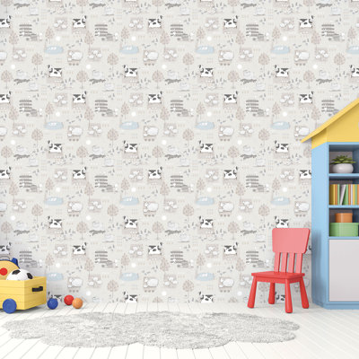 Egremt 10m x 53cm Matte Wallpaper Roll
