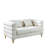 Oversized 2-Seater Sectional Sofa With Deep Seating And 2 Pillows-1473085663