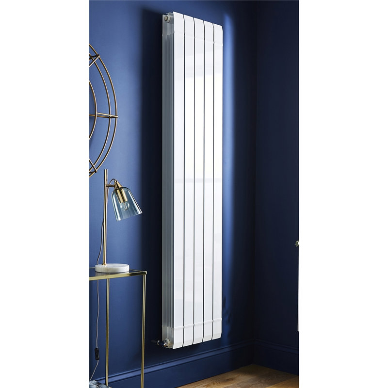 Clifton Vertical Designer Radiator, 1870" H x 320" W x 100" D
