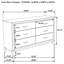 Commode 6 tiroirs Cabrillo