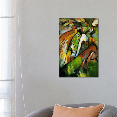 Improvisation 7 by Wassily Kandinsky - Wrapped Canvas Painting
