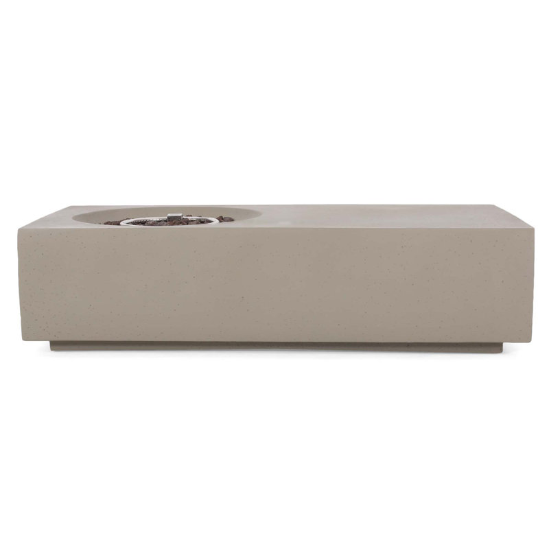 Rectangle 14.75" Mgo Fire Pit-50 000 Btu