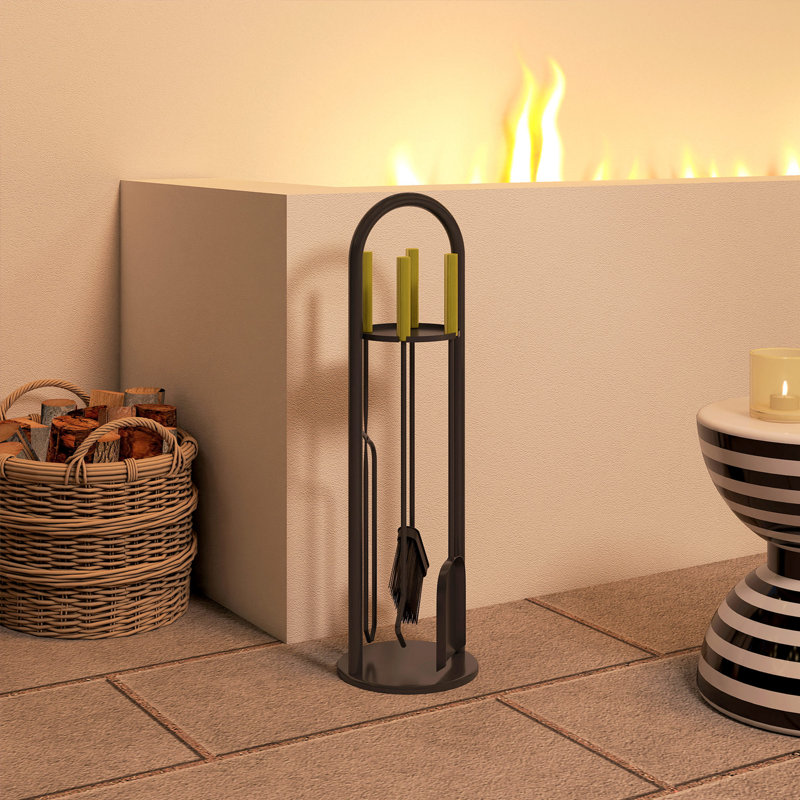Metal Fireplace Tool Set